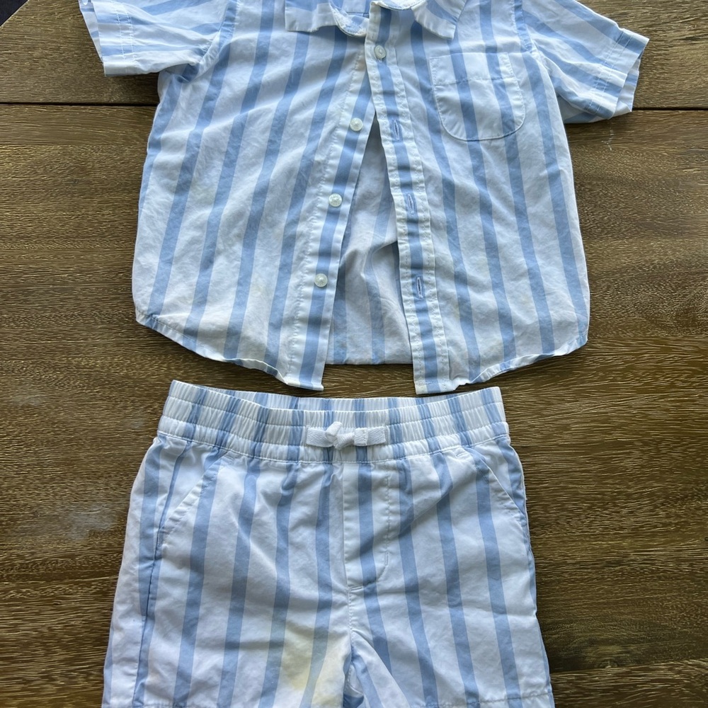 Janie and Jack Shirt and Shorts Set
